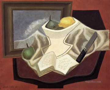 la mesa frente al cuadro 1926 Juan Gris Pinturas al óleo